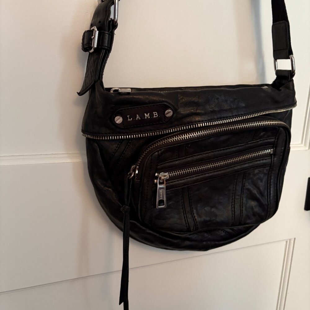 L.A.M.B Leather Crossbody Bag - Picture 4 of 12
